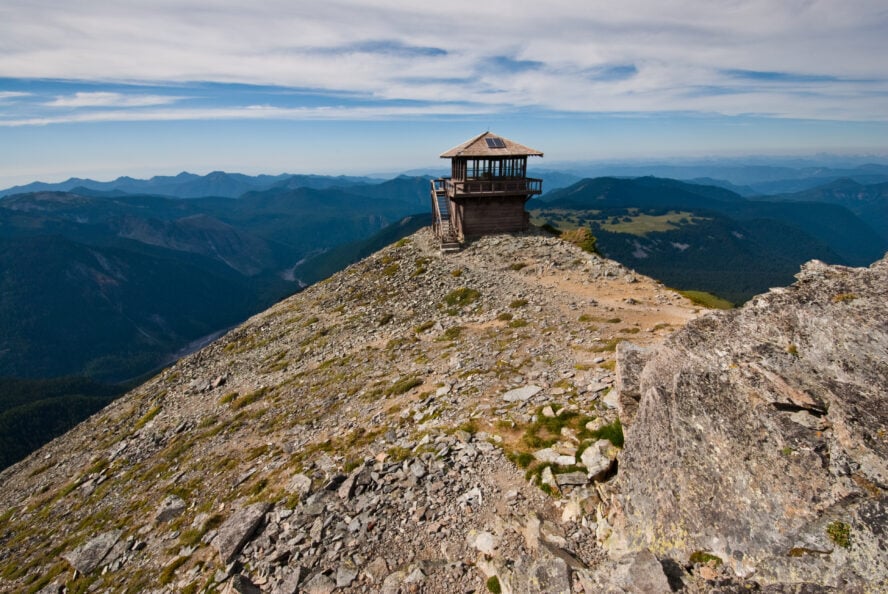 The Mount Freemont Fire lookout 