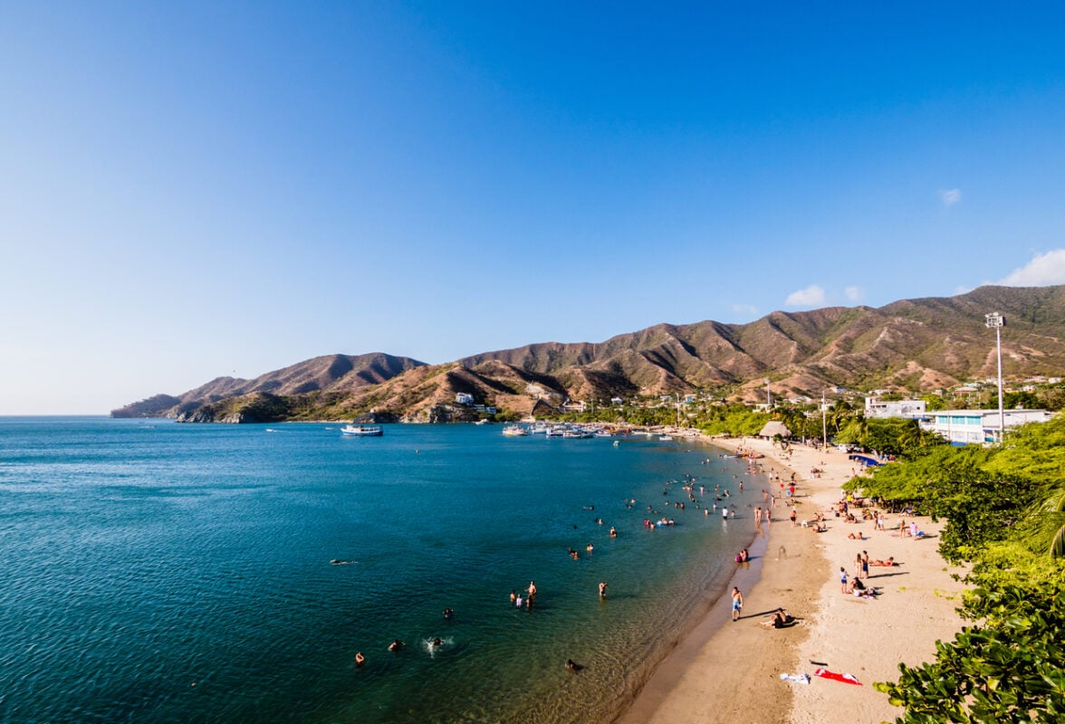 Santa Marta beach.