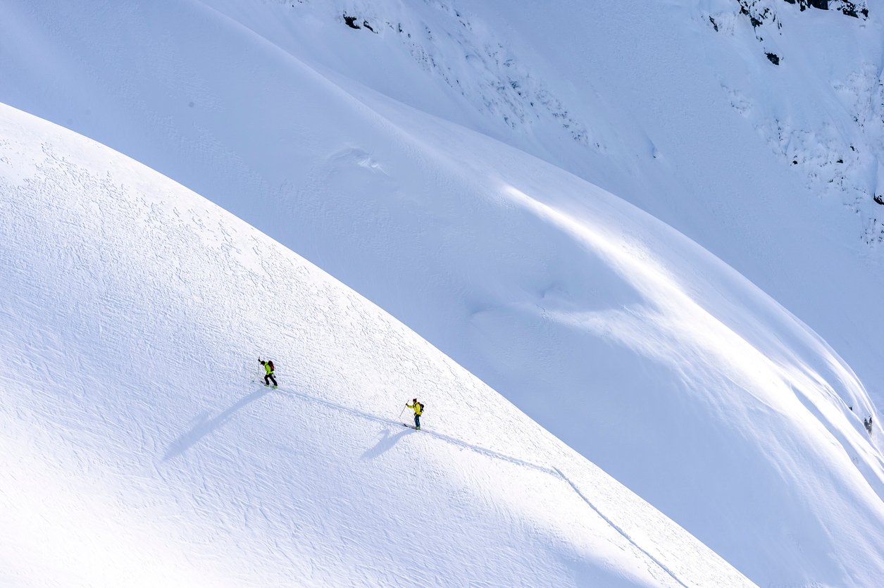 Guided Backcountry Skiing at the Haberl Hut