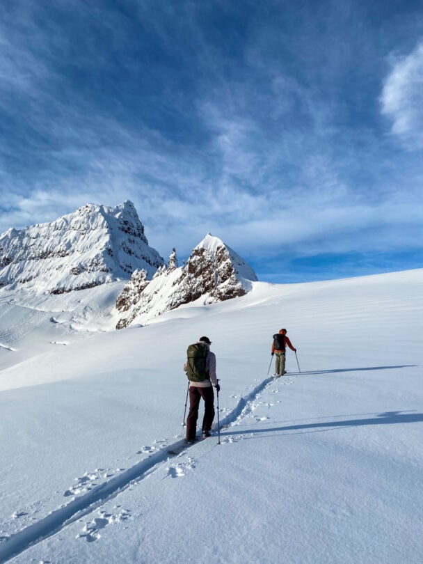 Backcountry Skiing at the Kees and Claire Hut