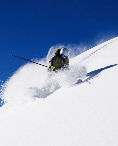 Backcountry skiing in Northern New Mexico.