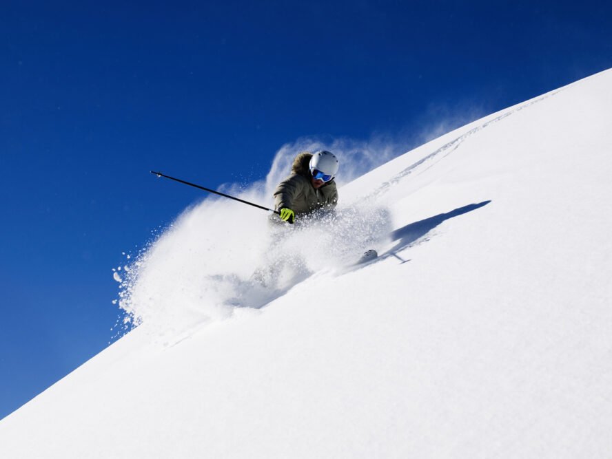 Backcountry skiing in Northern New Mexico.