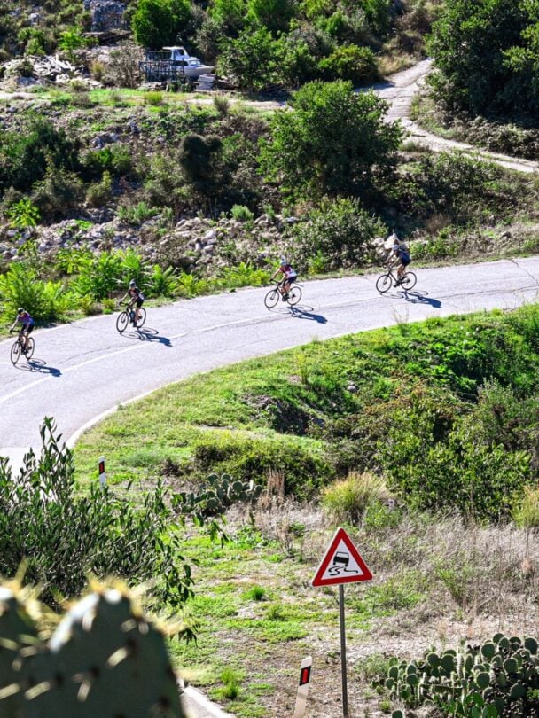 Two cyclists Croatia tour