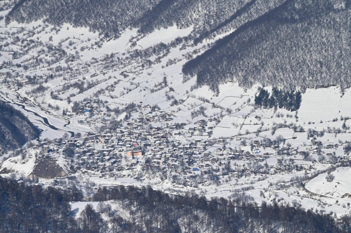 A bird’s eye view of Oni, Georgia.
