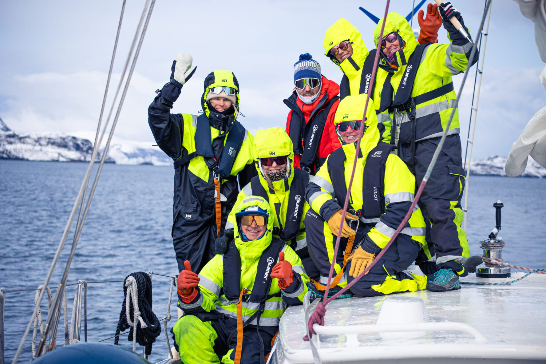 Happy team Svalbard expedition
