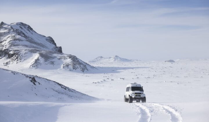 iceland truck winter