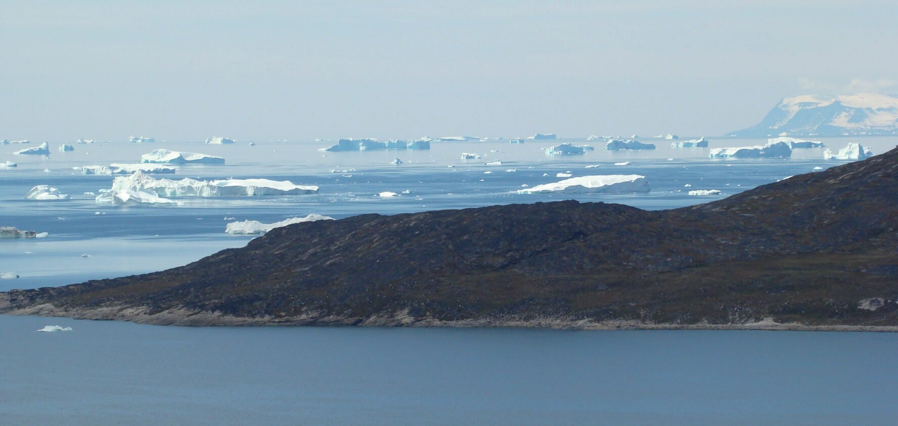 Islands around Greenland