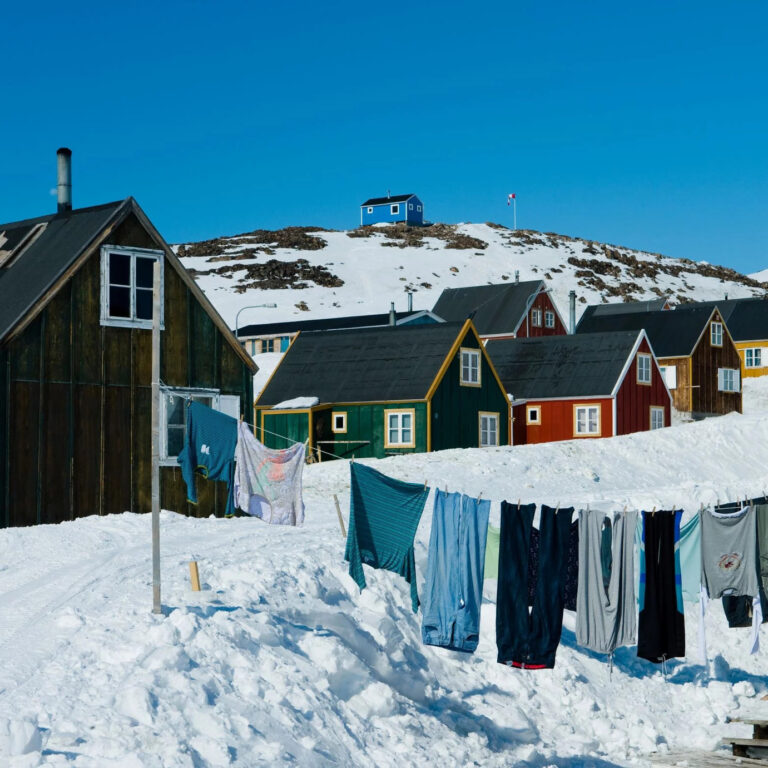 Ittoqqortoormiit settlement in Greenland.