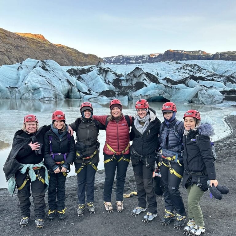 ready glacier hike women