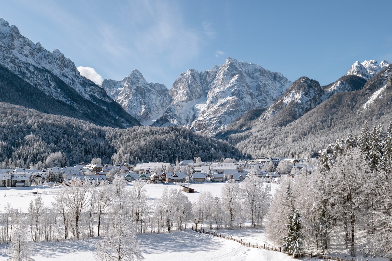 Scenery of Kranjska Gora.