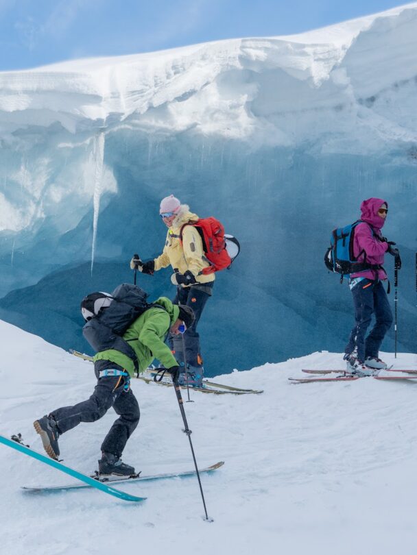 ski sail svalbard views