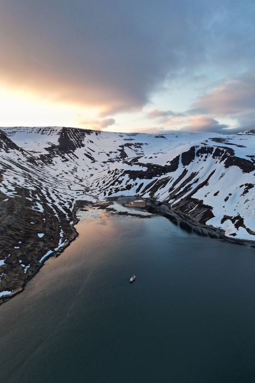Sunset in the Westfjords