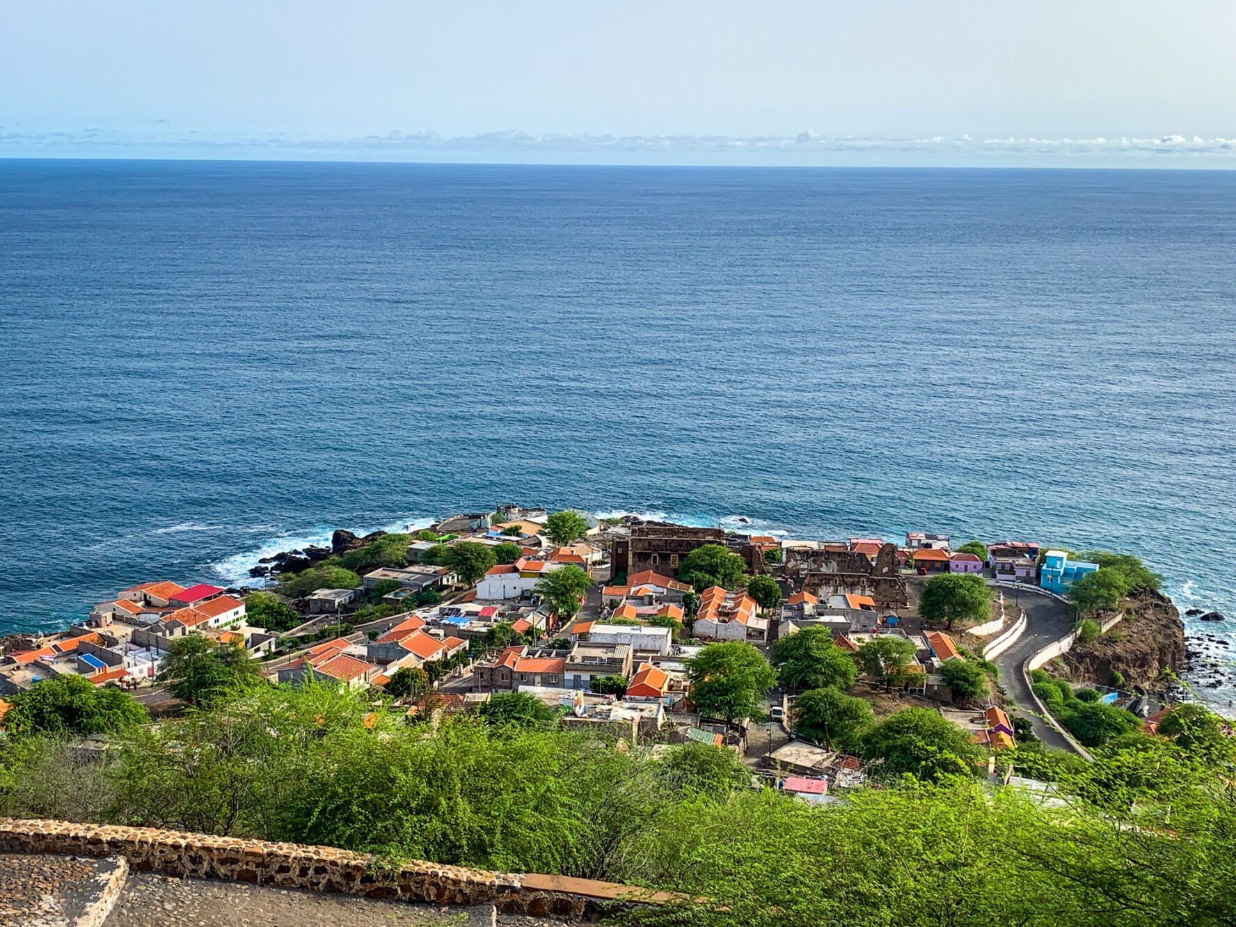 Aerial view of Cidade Velha.