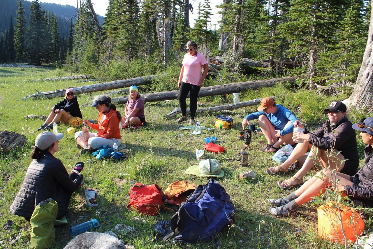 Camping spot in Montana
