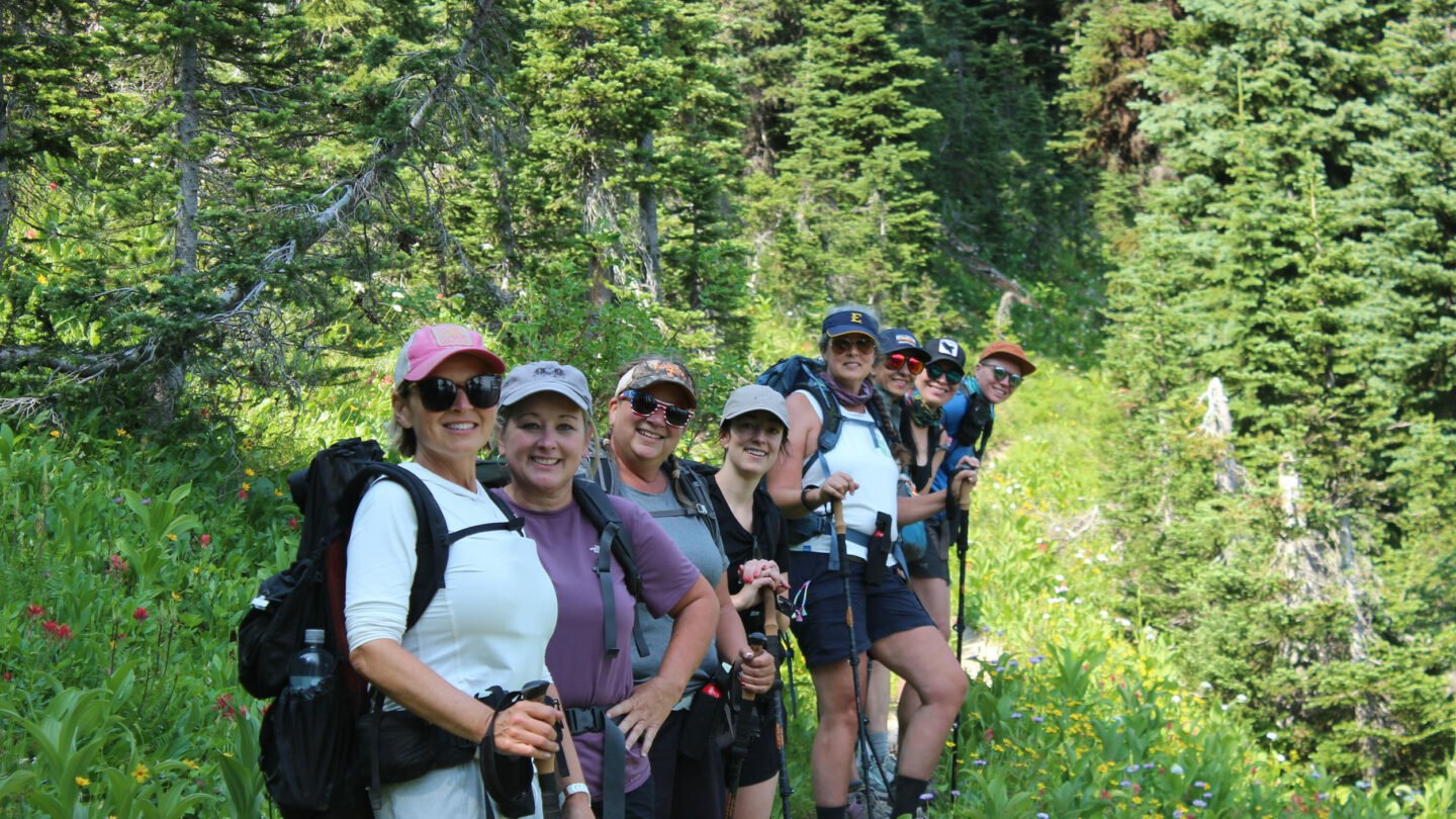 Happy women in Montana
