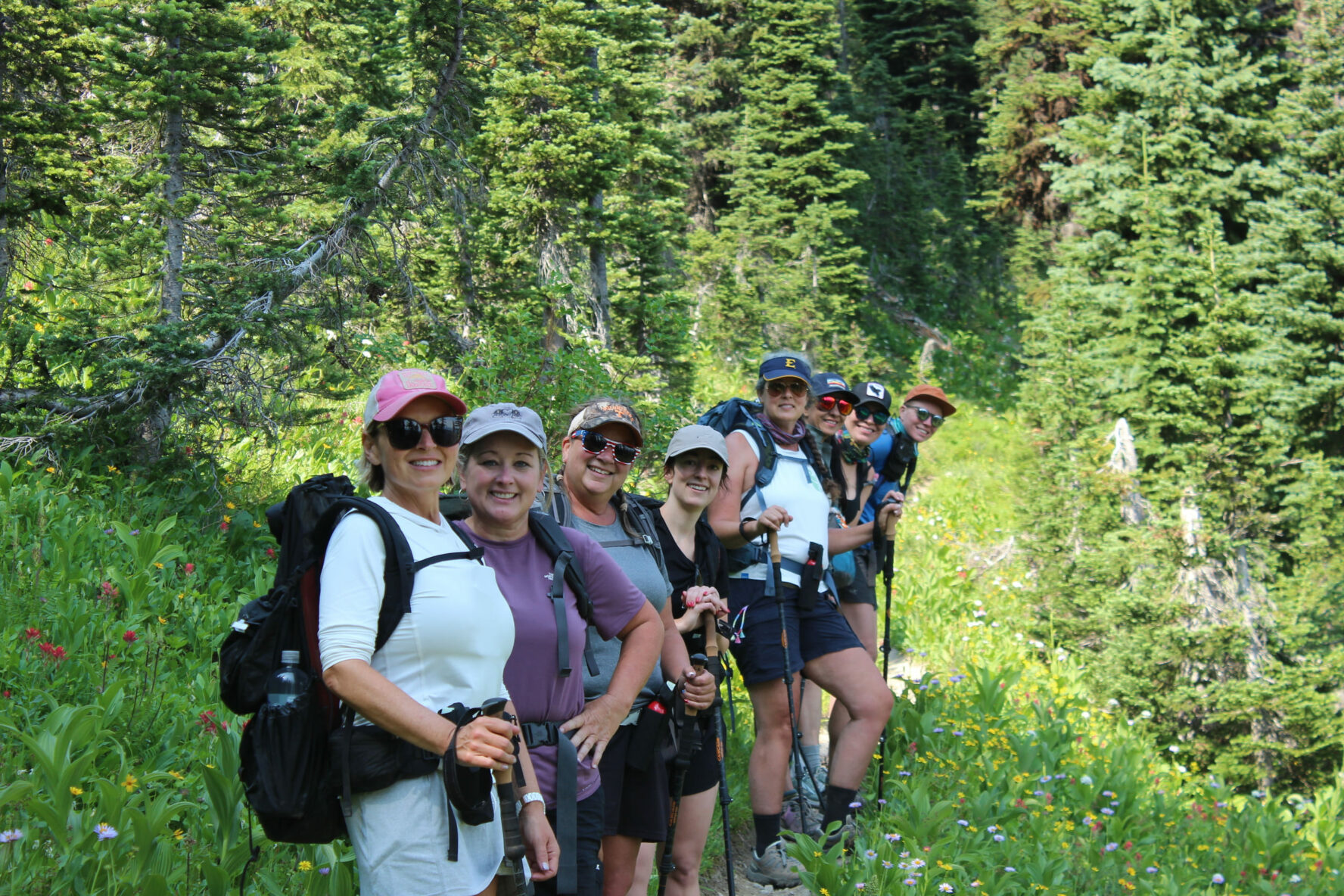Happy women in Montana