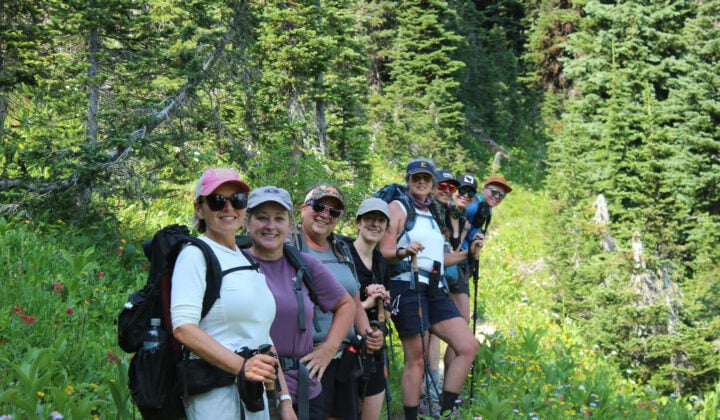 Happy women in Montana