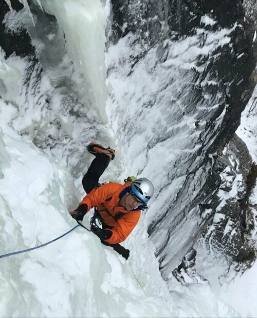 Ice Climbing at Franconia Notch and Crawford Notch, NH