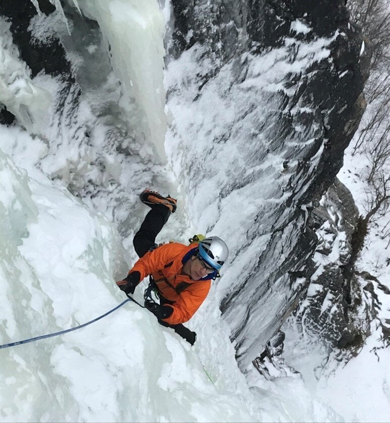 Ice Climbing at Franconia Notch and Crawford Notch, NH