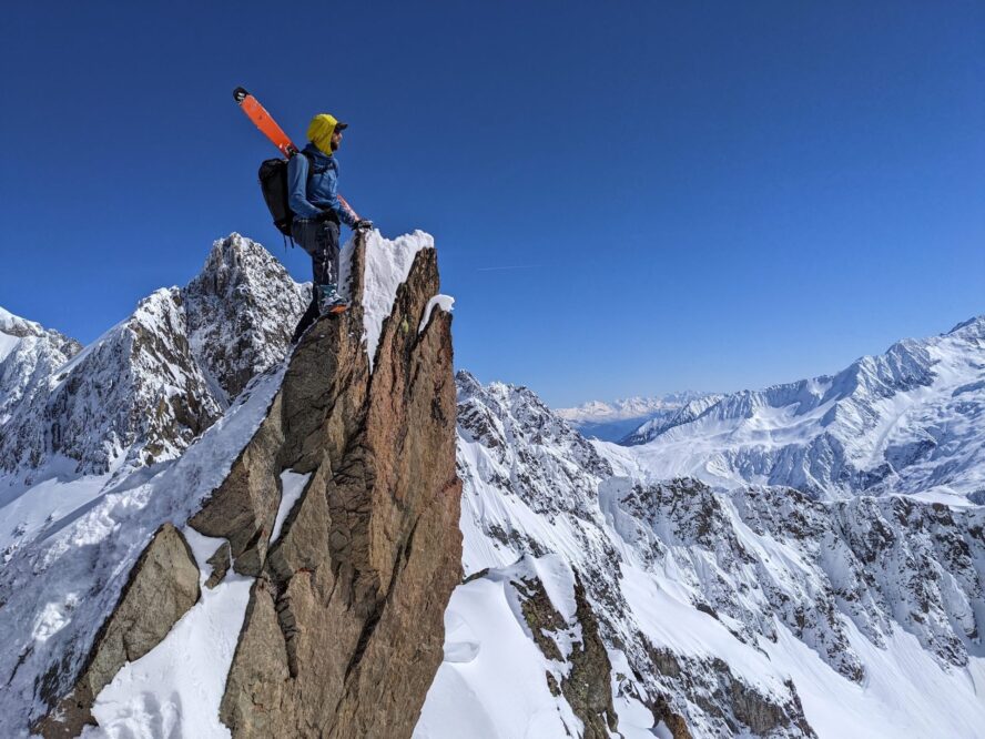 Intro to Ski Mountaineering in Rocky Mountain NP.