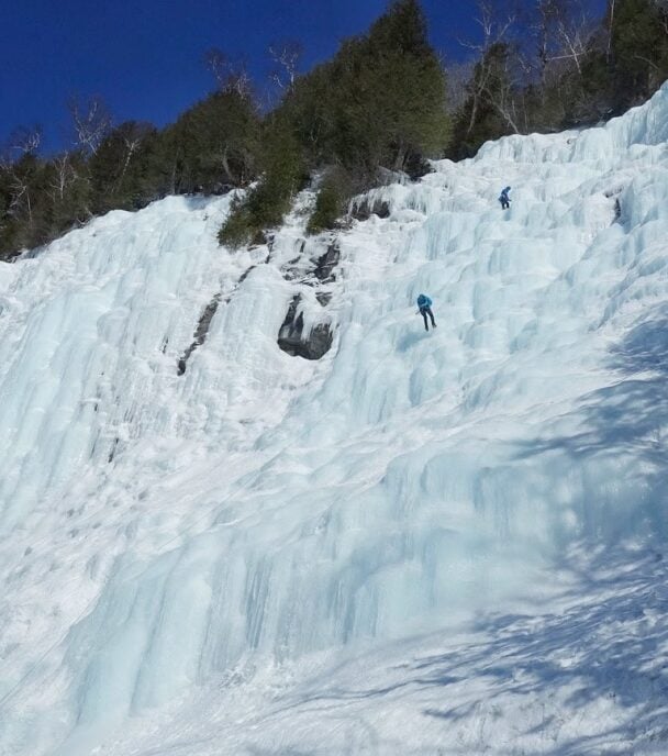 Ice Climbing at Franconia Notch and Crawford Notch, NH