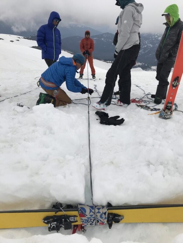 Intro to Ski Mountaineering in Rocky Mountain NP.
