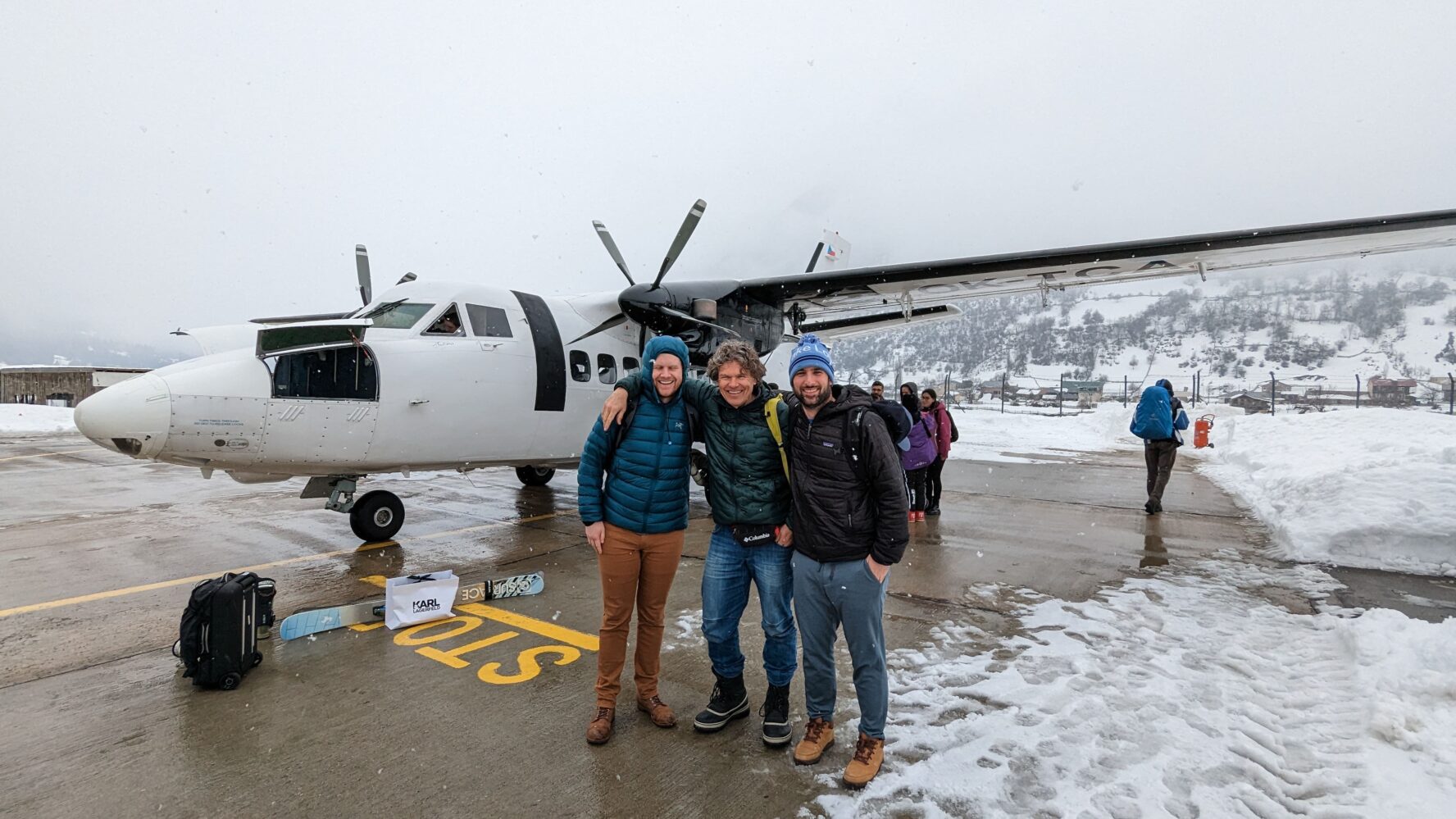 Small plane in Mestia