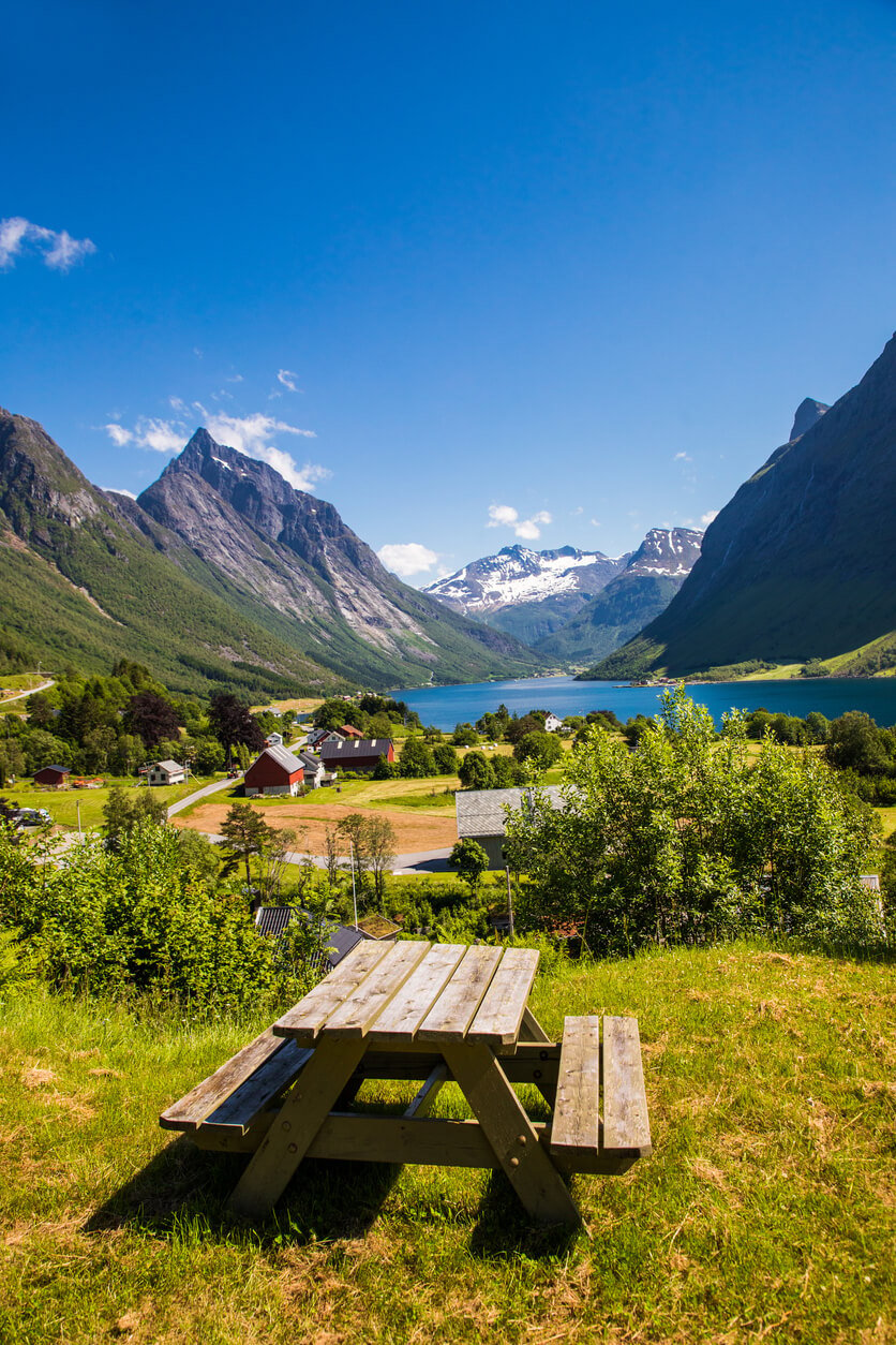 Trandal Fjord in Norway.