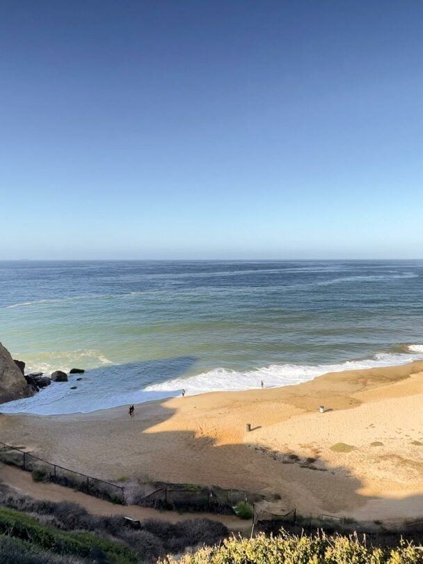 Guided rock climbing tour in Malibu.