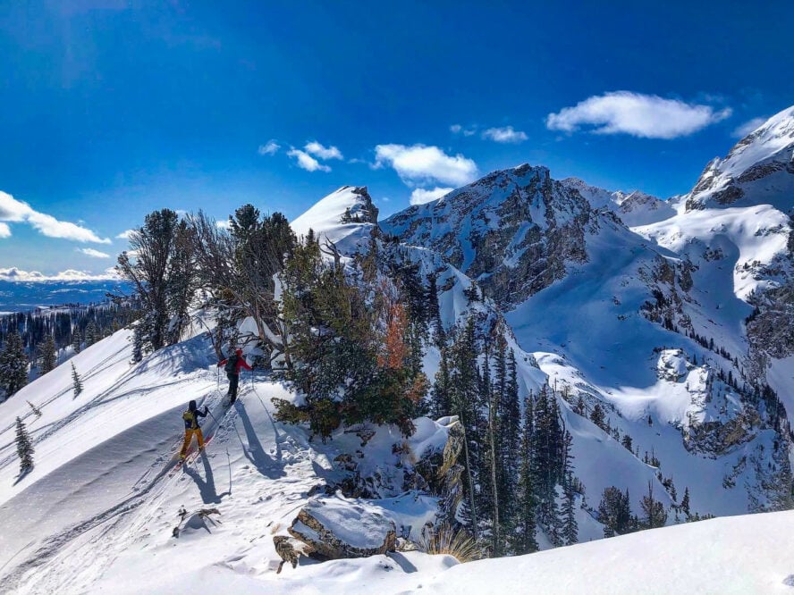 Tits Up, Freeride Skiing route in Montana