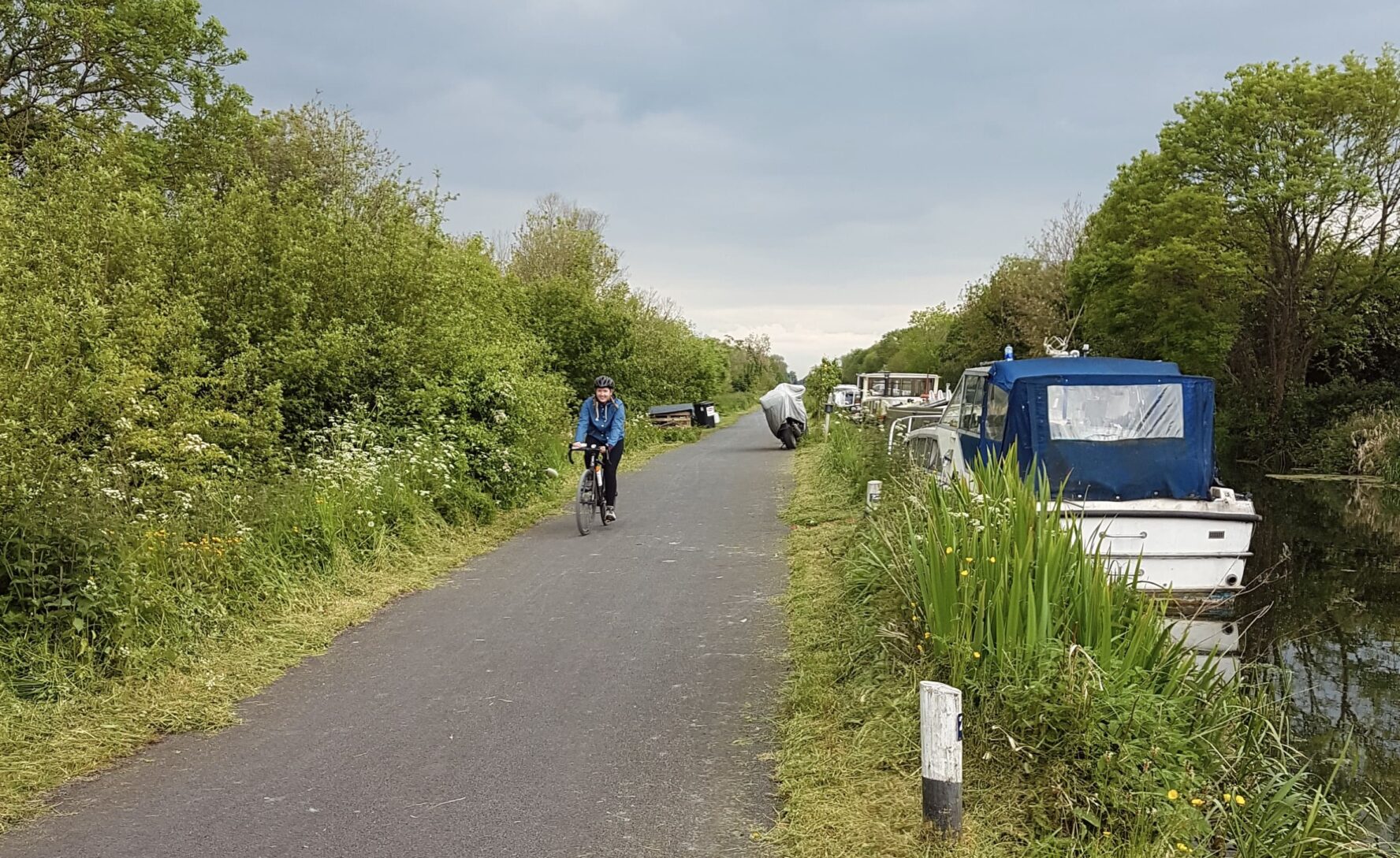 Cycling tour along the Guinness Way near Dublin, Ireland.