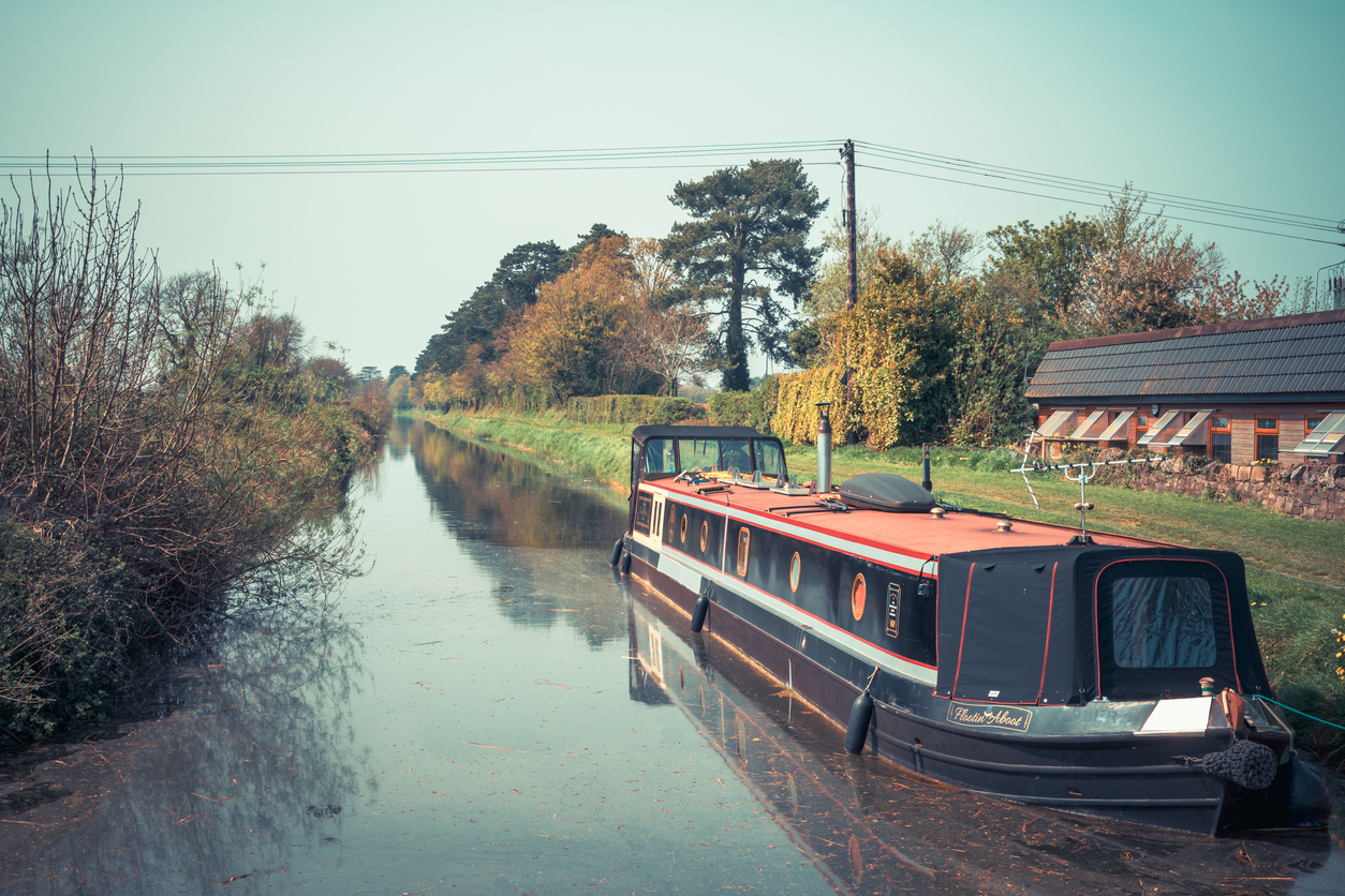 Grand Canal Greenway in Ireland.