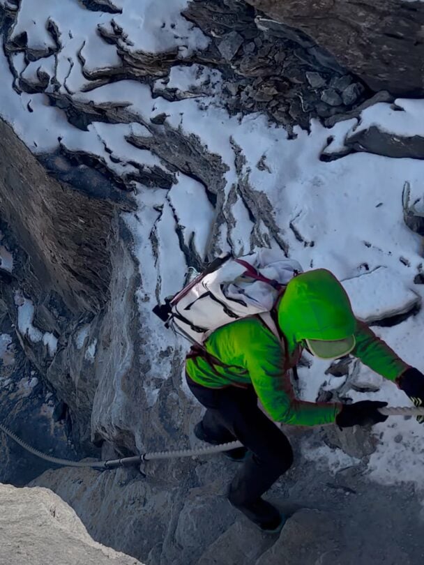 Matterhorn climber, Switzerland