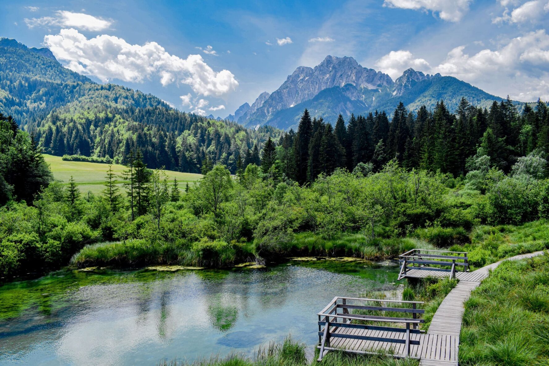 Kranjska Gora landscape in Slovenia