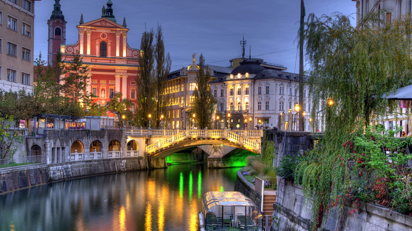 Ljubljana capital night