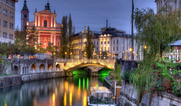 Ljubljana capital night