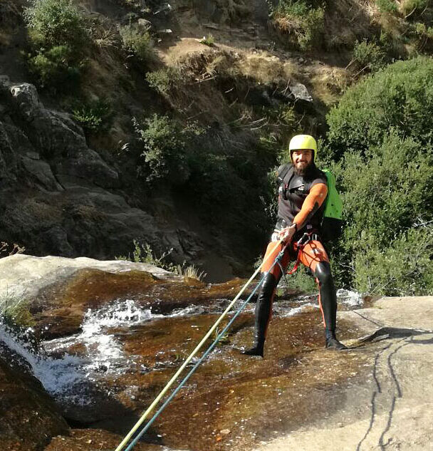 Guided Canyoning Adventure near Madrid.