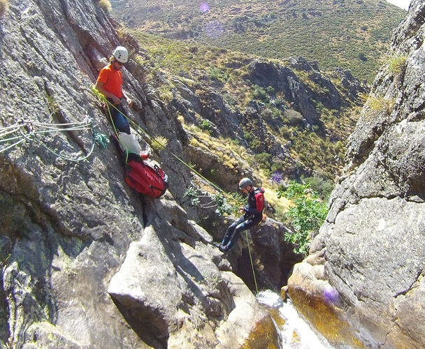 Guided Canyoning Adventure near Madrid.