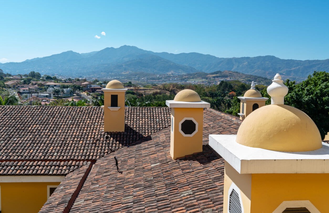 San Jose rooftops in Costa Rica