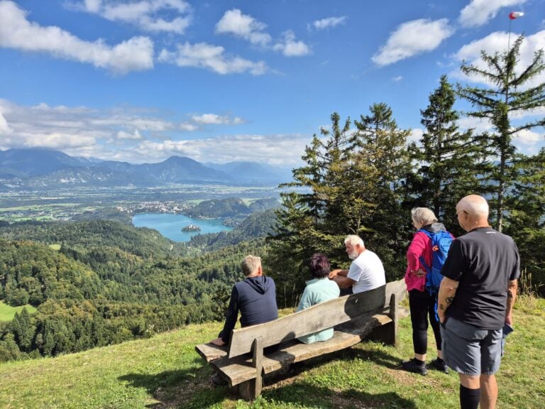 Views above Bled Lake