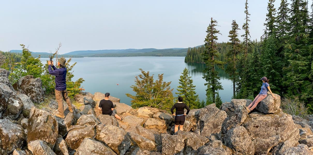 All-women backpacking tour through the Pacific Crest Trail, Oregon.