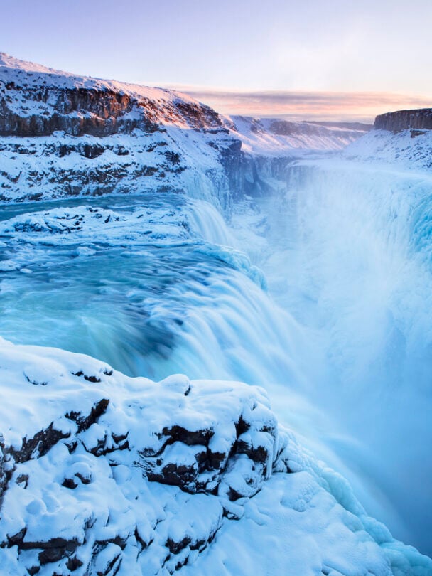 Winter hiking and sightseeing tour in Iceland