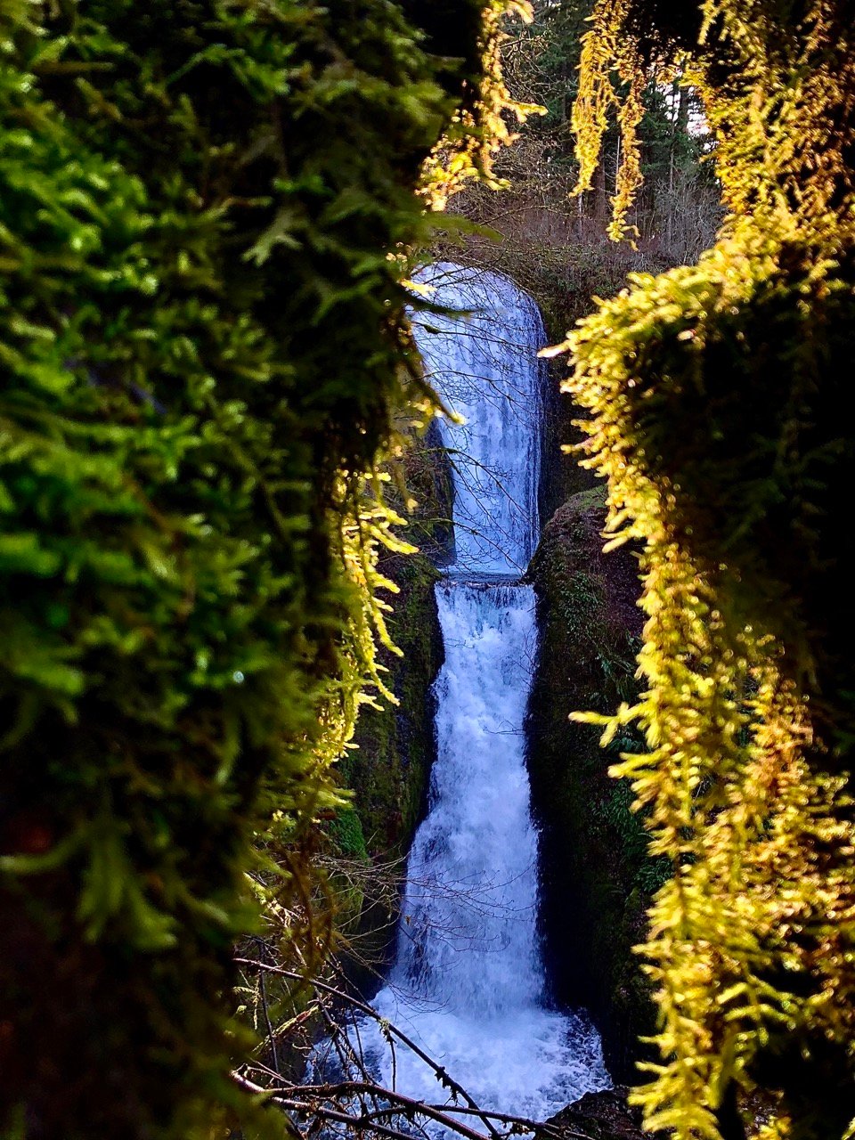 Hidden waterfall
