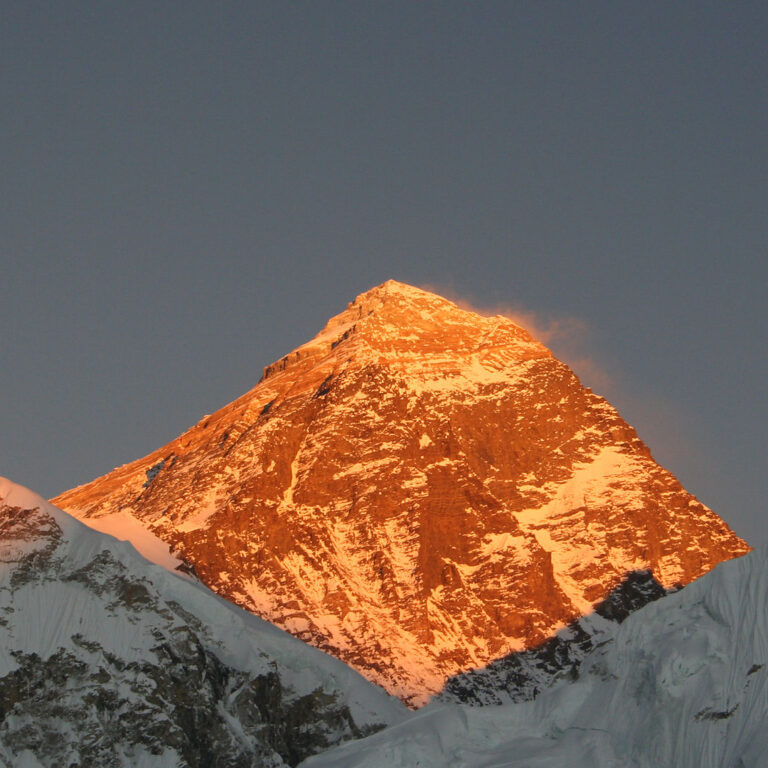 Mont Blanc golden hour
