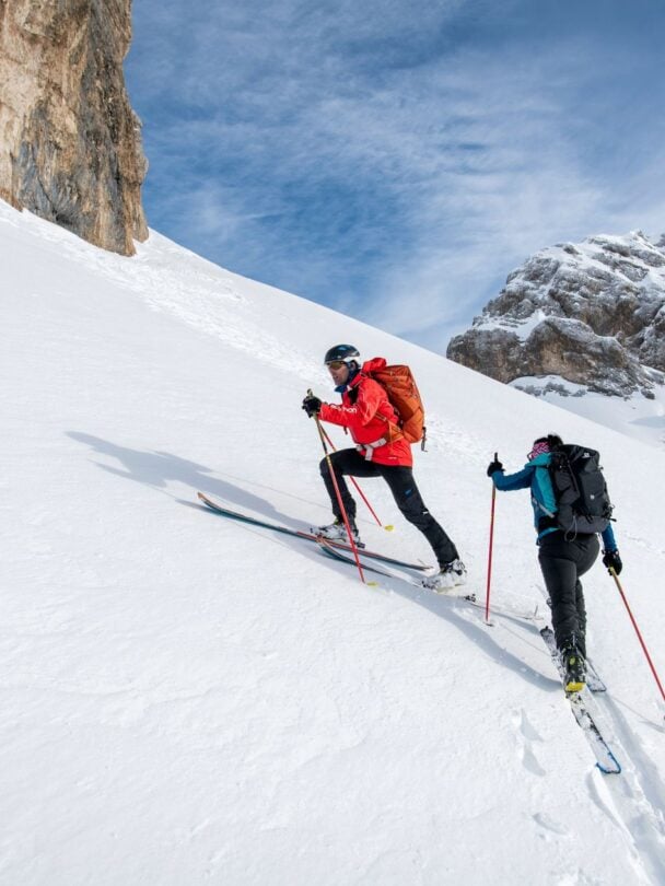 Guided 6-Day Ski Touring Adventure in the Brenta Dolomites.
