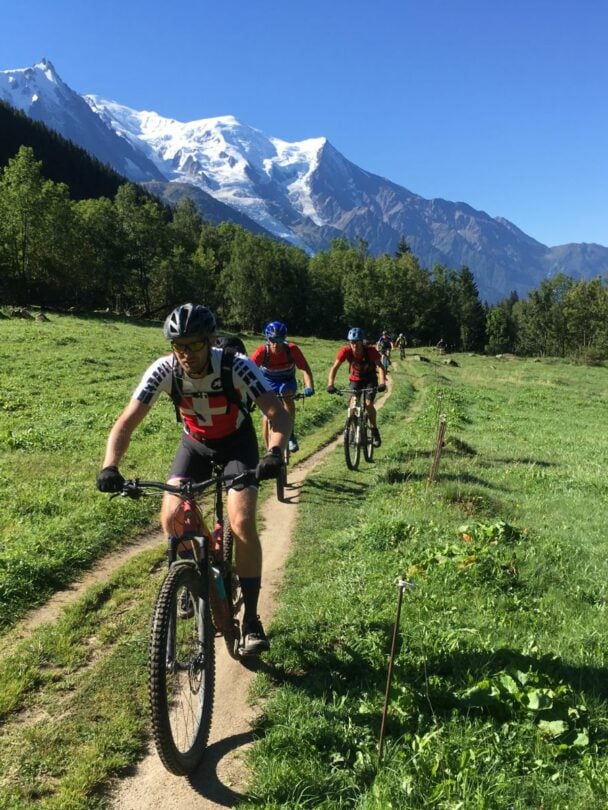 MTB Adventure Along the Tour du Mont Blanc.