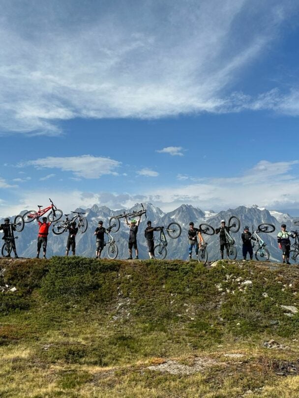 MTB Adventure Along the Tour du Mont Blanc.
