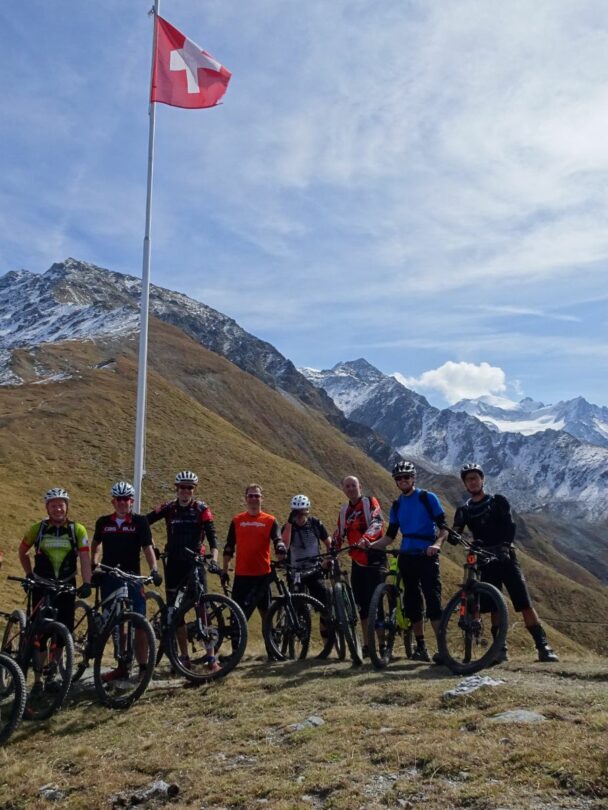 MTB Adventure Along the Tour du Mont Blanc.