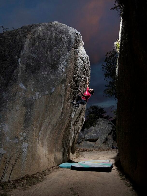Guided rock climbing tour in Guadalcazar.