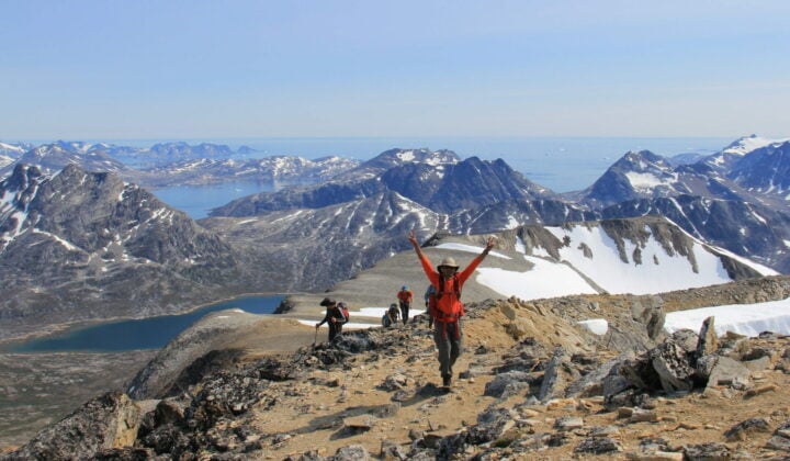 Guided East Greenland hiking tour